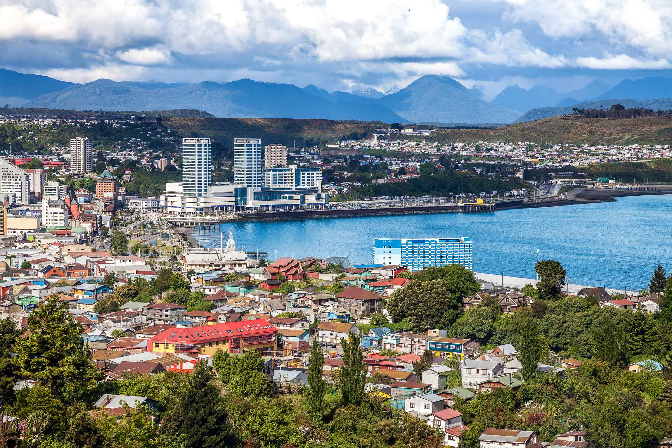 Vista aérea de Puerto Montt
